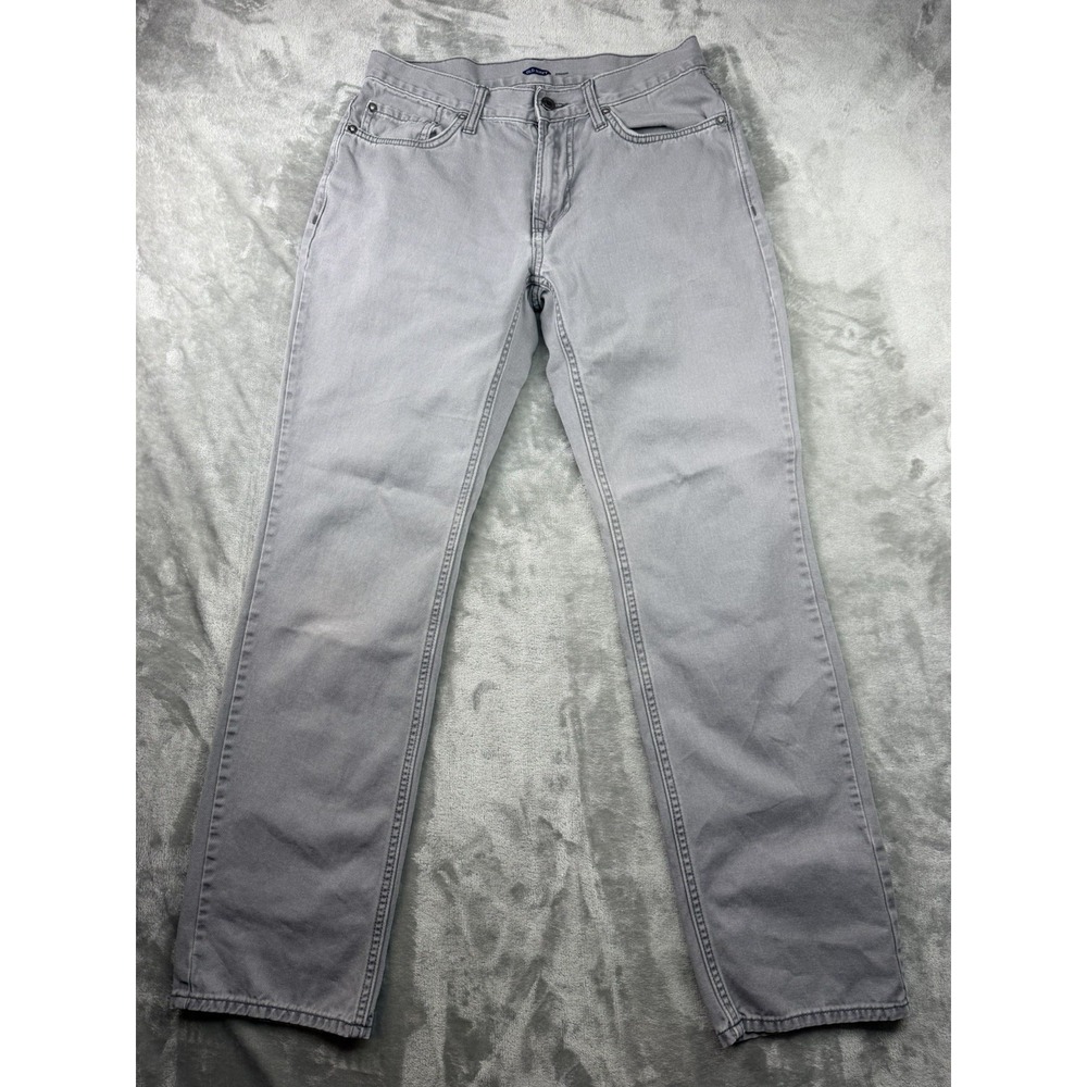 Old Navy Jeans Men's 30x32 Gray Straight Leg 5 Pockets Casual Pants